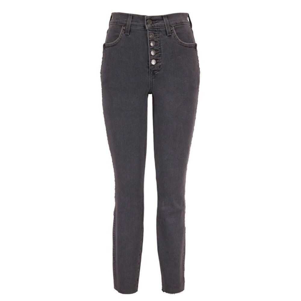 Veronica Beard Debbie Skinny High Rise Stonington Grey Jeans Women's Size 26/2